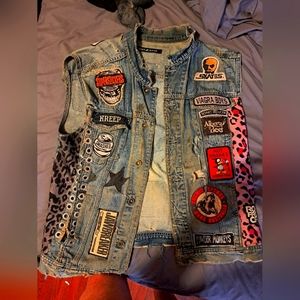 World famous punk vest you stupid cunts want smell punk rock history or not! Buy